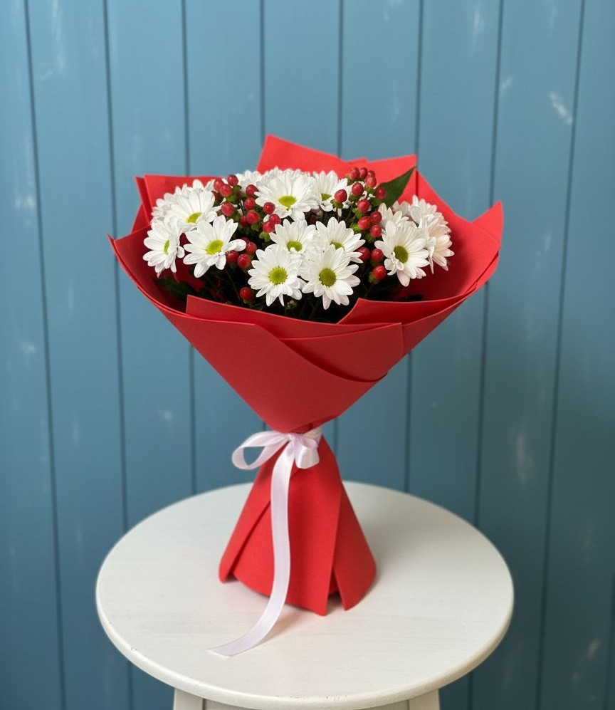 Букет цветов из: Хризантемы в Тахтамукайском