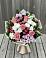 Букет цветов из: Альстромерии, Гвоздики, Розы и Хризантемы в Тахтамукайском