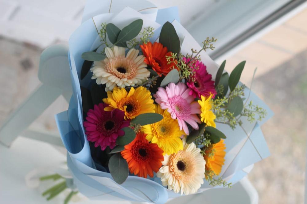 Букет цветов из: Герберы в Тахтамукайском