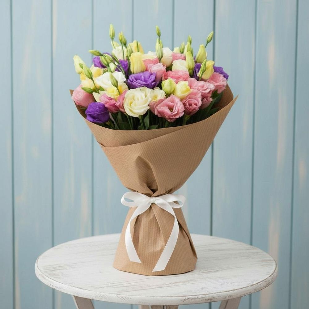 Букет цветов из: Лизиантусы в Тахтамукайском