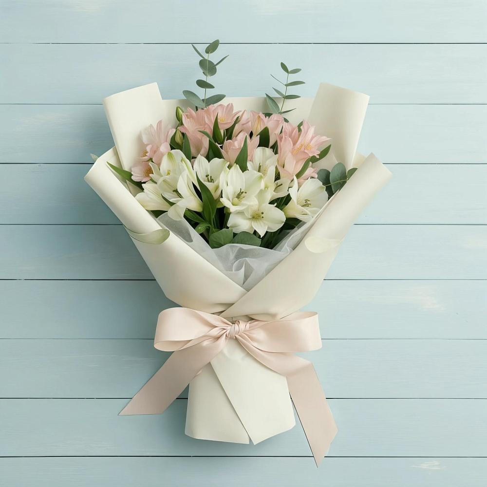 Букет цветов из: Альстромерии в Тахтамукайском