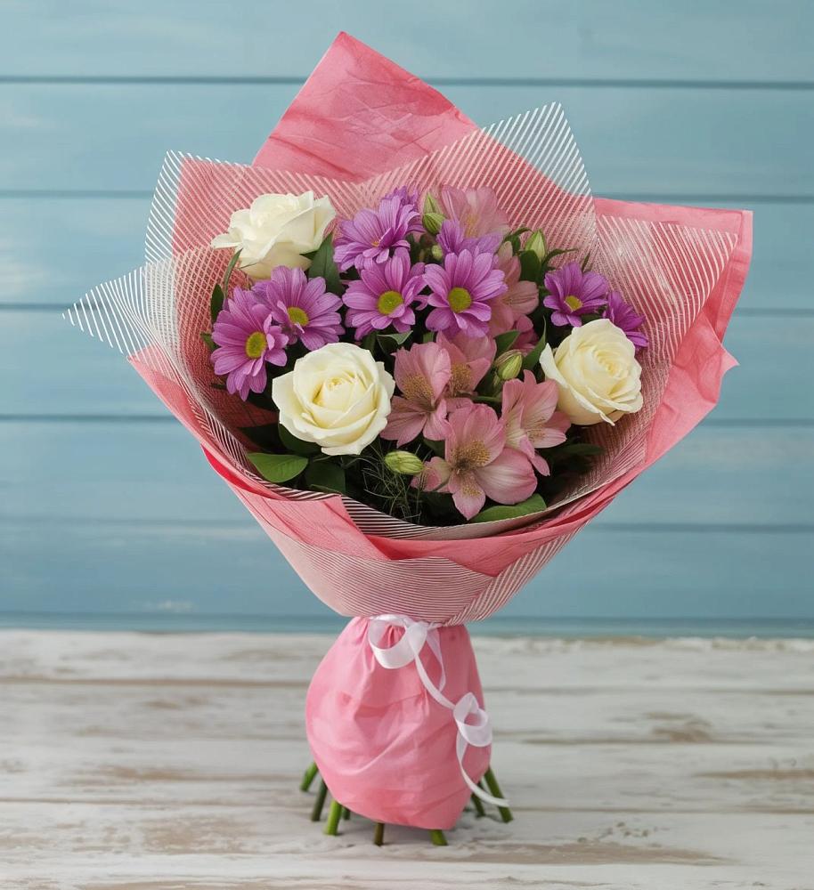 Букет цветов из: Герберы в Тахтамукайском