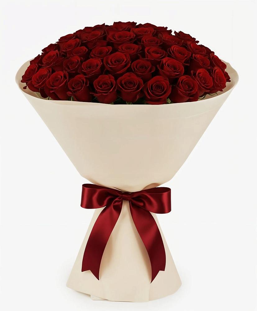 Букет 101 Бордовая роза Блэк Бакарра в Тахтамукайском