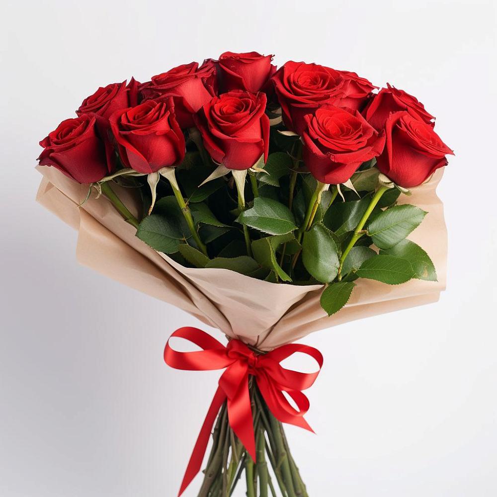 Букет 11 Красных роз Эдлесс Лав в Тахтамукайском